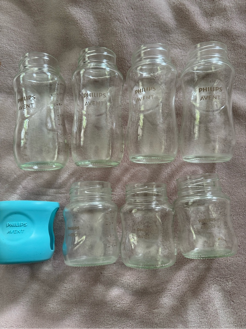 Philips Avent Clear Glass Baby Bottles